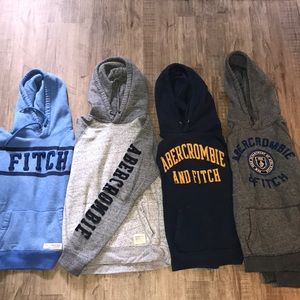 4 Abercrombie and Fitch hoodies